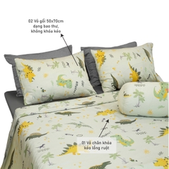 Bộ 3 món chăn gối Lụa Tencel 60s cao cấp LEE CORNER, 1 chăn 2 vỏ gối không lót bông mềm mịn thoáng mát 1m8x2m 2mx2m2 2m2x2m4