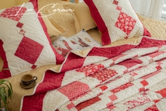 Chăn ghép quả trám đỏ, chần máy, 2x2,2m