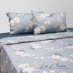 Bộ 3 món chăn gối Lụa Tencel 60s cao cấp LEE CORNER, 1 chăn 2 vỏ gối không lót bông mềm mịn thoáng mát 1m8x2m 2mx2m2 2m2x2m4
