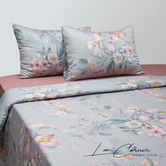 Bộ 3 món chăn gối Lụa Tencel 60s cao cấp LEE CORNER, 1 chăn 2 vỏ gối không lót bông mềm mịn thoáng mát 1m8x2m 2mx2m2 2m2x2m4
