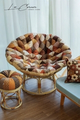 Ghế Papasan, trang trí decor phòng khách, phòng ngủ