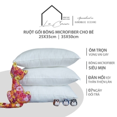 Ruột gối 35x50 cho bé bông lông vũ nhân tạo Microfiber siêu mịn LEE CORNER, kích thước 35x50cm 25x35cm