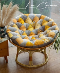 Ghế Papasan, trang trí decor phòng khách, phòng ngủ