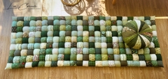 Thảm ghép vải, thảm decor phòng khách, đệm ghép vải