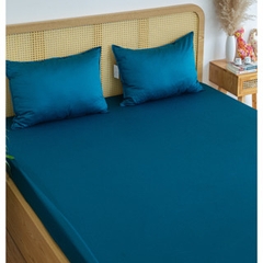 Ga giường Lụa Modal cao cấp LEE CORNER màu trơn, ga nệm 2 x 2m2