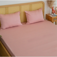 Ga giường Lụa Modal cao cấp LEE CORNER màu trơn, ga nệm 1m8 x 2m