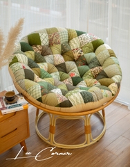 Ghế Papasan, trang trí decor phòng khách, phòng ngủ