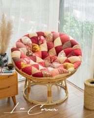 Ghế Papasan, trang trí decor phòng khách, phòng ngủ