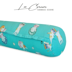 Vỏ gối ôm lụa modal cao cấp LEE CORNER họa tiết, mềm mịn đủ size 60x80cm, 70x100cm
