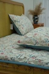 Tấm Trải Modal Micro, Ga chần bông LEE CORNER, Topper chần bông cao cấp kích thước 1m6 1m8 2m2, may theo yêu cầu