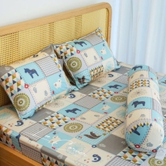 Ga giường Cotton cao cấp LEE CORNER nhiều hoạ tiết, ga nệm 1m6 x 2m