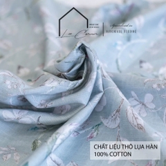 Ga giường Cotton cao cấp LEE CORNER nhiều hoạ tiết, ga nệm 2m2 x 2m