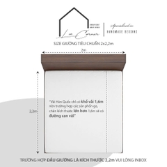Ga giường Cotton cao cấp LEE CORNER, vải Thô lụa Hàn, drap giường size 2x2,2m