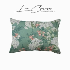 Vỏ Gối Nằm Cotton 35x50, 40x60, 50x70cm Cotton Thô lụa Hàn cao cấp LEE CORNER hoạ tiết, mềm mịn đủ size