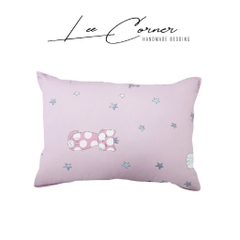 Vỏ Gối Nằm Cotton 35x50, 40x60, 50x70cm Cotton Thô lụa Hàn cao cấp LEE CORNER hoạ tiết, mềm mịn đủ size