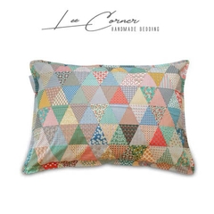 Vỏ Gối Nằm Cotton 35x50, 40x60, 50x70cm Cotton Thô lụa Hàn cao cấp LEE CORNER hoạ tiết, mềm mịn đủ size