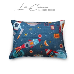 Vỏ Gối Nằm Cotton 35x50, 40x60, 50x70cm Cotton Thô lụa Hàn cao cấp LEE CORNER hoạ tiết, mềm mịn đủ size