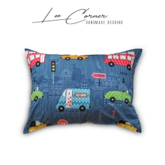 Vỏ Gối Nằm Cotton 35x50, 40x60, 50x70cm Cotton Thô lụa Hàn cao cấp LEE CORNER hoạ tiết, mềm mịn đủ size