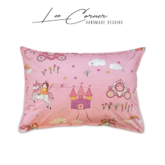 Vỏ Gối Nằm Cotton 35x50, 40x60, 50x70cm Cotton Thô lụa Hàn cao cấp LEE CORNER hoạ tiết, mềm mịn đủ size