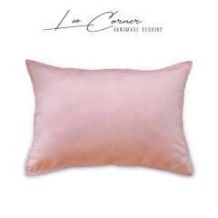 Vỏ gối Lụa Modal mầu trơn LEE CORNER cao cấp, áo gối nằm đủ size 25x35cm, 35x50cm 40x60cm 50x70cm 48x74cm