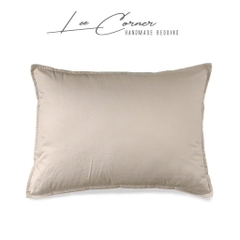 Vỏ gối Lụa Modal mầu trơn LEE CORNER cao cấp, áo gối nằm đủ size 25x35cm, 35x50cm 40x60cm 50x70cm 48x74cm