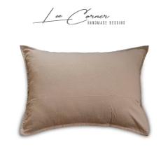 Vỏ gối Lụa Modal mầu trơn LEE CORNER cao cấp, áo gối nằm đủ size 25x35cm, 35x50cm 40x60cm 50x70cm 48x74cm