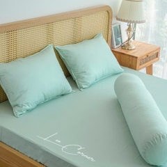 Ga giường Lụa Modal cao cấp LEE CORNER màu trơn, ga nệm 1m8 x 2m