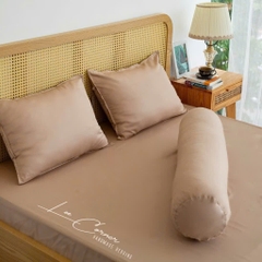 Ga giường Lụa Modal cao cấp LEE CORNER màu trơn, ga nệm 2 x 2m2