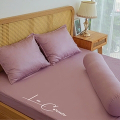 Ga giường Cotton cao cấp LEE CORNER, vải Thô lụa Hàn, drap giường size 2x2,2m