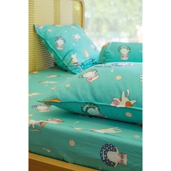 Ga giường đơn cho bé 1m2,1m4, 1m5x2m vải modal Hàn cao cấp LEE CORNER, vải kháng khuẩn, mềm mại, thoáng mát