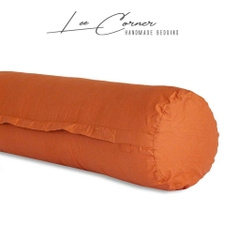Vỏ Gối Ôm Cotton Thô lụa Hàn cao cấp LEE CORNER, mềm mịn đủ size 60x80 70x100cm