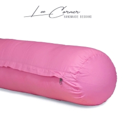 Vỏ Gối Ôm Cotton Thô lụa Hàn cao cấp LEE CORNER, mềm mịn đủ size 60x80 70x100cm