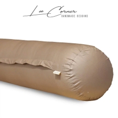 Vỏ Gối Ôm Cotton Thô lụa Hàn cao cấp LEE CORNER, mềm mịn đủ size 60x80 70x100cm