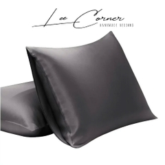 Vỏ Gối Nằm Lụa Tencel 60s Cao Cấp LEE CORNER, áo gối không khóa kéo 35x50 40x60 45x65 48x74 50x70 60x80cm (có may riêng)
