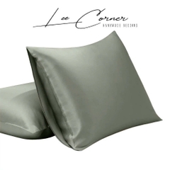 Vỏ Gối Nằm Lụa Tencel 60s Cao Cấp LEE CORNER, áo gối không khóa kéo 35x50 40x60 45x65 48x74 50x70 60x80cm (có may riêng)