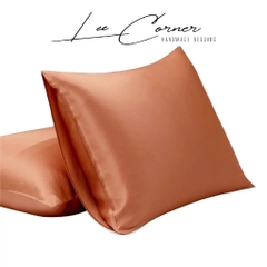 Vỏ Gối Nằm Lụa Tencel 60s Cao Cấp LEE CORNER, áo gối không khóa kéo 35x50 40x60 45x65 48x74 50x70 60x80cm (có may riêng)