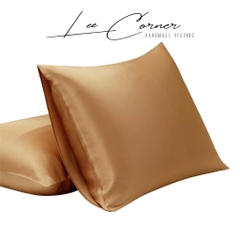 Vỏ Gối Nằm Lụa Tencel 60s Cao Cấp LEE CORNER, áo gối không khóa kéo 35x50 40x60 45x65 48x74 50x70 60x80cm (có may riêng)