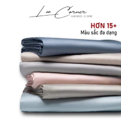 Ga giường 1m2, 1m4, 1m5x2m Lụa Tencel 60s cao cấp LEE CORNER, drap giường mềm mịn thoáng mát sang trọng (may theo yêu cầu)