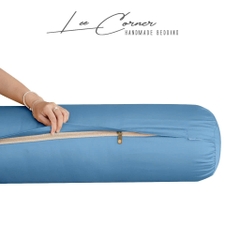 Vỏ Gối Ôm Lụa Tencel 60s cao cấp LEE CORNER mầu trơn, mềm mịn đủ size 60x80cm, 70x100cm, 80x100cm