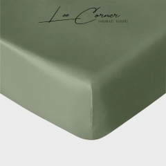 Ga giường Lụa Tencel 60s 2m2x2m LEE CORNER cao cấp, drap bo chun trải nệm 2m2 x 2m,ra bọc đệm mát lạnh (may theo yêu cầu)