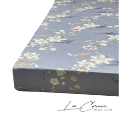 Ga giường đơn, lẻ size 1m 1m2 1m4 1m5x2m Lụa Tencel 60s cao cấp LEE CORNER, drap nệm thoáng mát cho bé(MAY THEO YÊU CẦU)