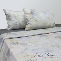 Bộ chăn gối 3 món Lụa Tencel cao cấp Lee Corner, bộ 1 chăn lót bông+ 2 vỏ gối mềm mịn, thoáng mát 1m8x2m 2mx2m2 2m2x2m4