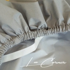 Ga chống thấm cao cấp Cotton phủ cao su non Lee Corner, chống thấm tuyệt đối dùng cho người già, trẻ em (không sột soạt)