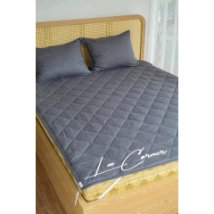 Tấm Trải Modal Micro, Ga chần bông LEE CORNER, Topper chần bông cao cấp kích thước 1m6 1m8 2m2, may theo yêu cầu