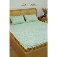 Tấm Trải Modal Micro, Ga chần bông LEE CORNER, Topper chần bông cao cấp kích thước 1m6 1m8 2m2, may theo yêu cầu