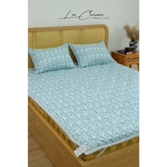 Tấm Trải Modal Micro, Ga chần bông LEE CORNER, Topper chần bông cao cấp kích thước 1m6 1m8 2m2, may theo yêu cầu