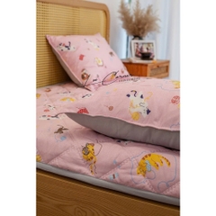 Tấm Trải Modal Micro, Ga chần bông LEE CORNER, Topper chần bông cao cấp kích thước 1m6 1m8 2m2, may theo yêu cầu
