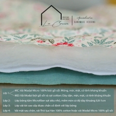 Chăn Modal Micro cao cấp, LEE CORNER, chăn lót bông, chăn lồng ruột, vải mịn, mềm, thoáng mát