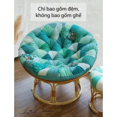Ghế Papasan, trang trí decor phòng khách, phòng ngủ