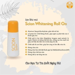 Lăn Nách Scion Nuskin Khử Mùi Dưỡng Trắng Whitening Roll On 75ml